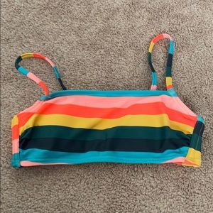 Striped Bikini Top